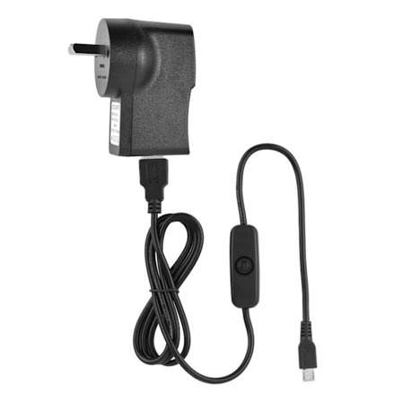 5V 2.5A AC/DC Strømadapter Erstatningsadapter Byttelinje for Raspberry Pi 3 -
