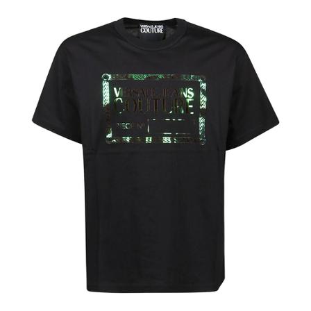 Versace Jeans Couture Piece Iridescent T-Shirt Sort, Herre