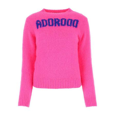 Saint Barth, Round-neck Knitwear Roze, Dames, Maat:XS