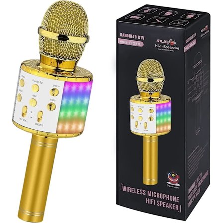 Gaver til 6-årige piger, legetøj til 4-årige piger, børnelegetøj mikrofon