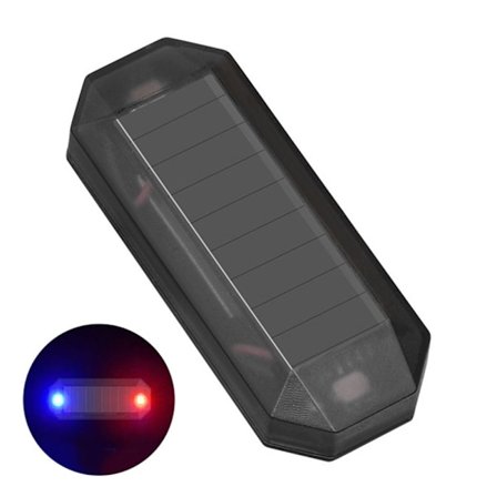 Bil Solar LED-ljus Mini Varningsljus Baklykta för motorcykel elfordonscykel