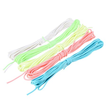 Ultrastærk 9-strenget Paracord Armbånd Shine 550 Selvlysende 25FT DIY Overlevelsesreb