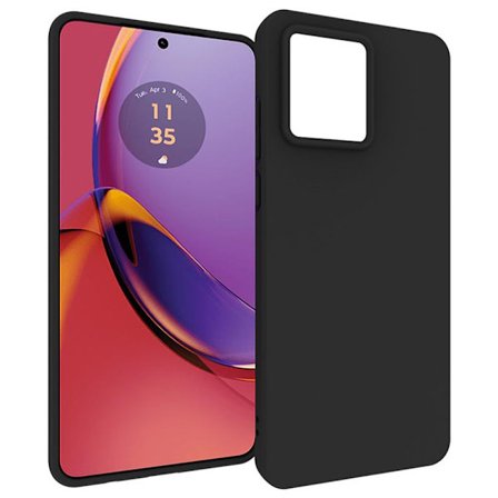 SKALO Motorola Moto G84 5G Matte Black Ultra-tynd TPU Cover