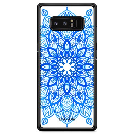 Bjornberry Skal Samsung Galaxy Note 8 - Blå Mandala