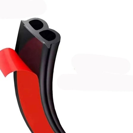 B-formede vejrstrips til bildøre, lydisolering