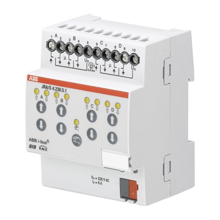 ABB 2CDG110125R0011 Sjalusiaktor 230V, tidsdetektering Maks. antall sjalusiutganger: 4, Elfordeling & strømforsyning
