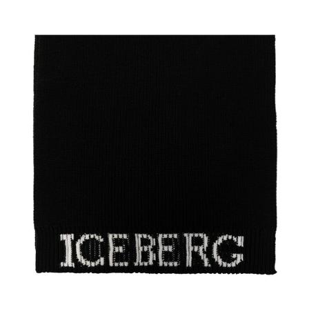 Iceberg, Wool scarf Zwart, Heren, Maat:ONE Size,wol