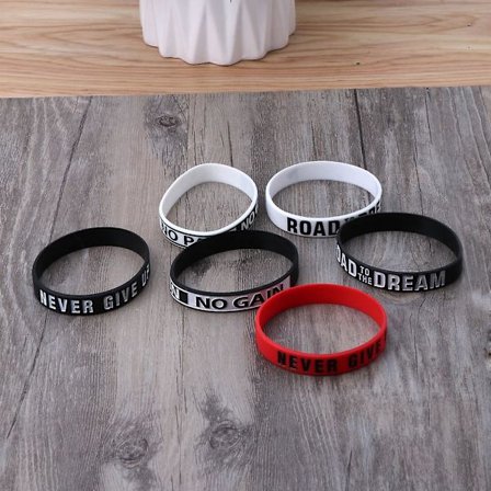 Unisex Motivational Armband Road To The Dream Armband Silikongummiband