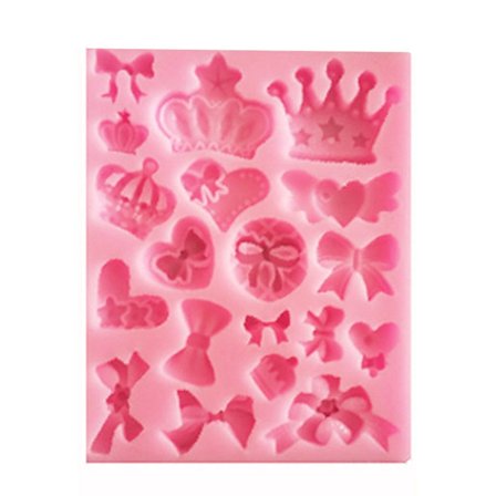 Silikone Sløjfe Sæbeform - DIY Bageværktøj til Fondant Kagedekoration