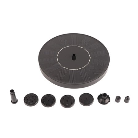 Solcelledrevet vannpumpe for fuglebad i hagen - Solcelledrevet fontenepumpe for akvarium og dam