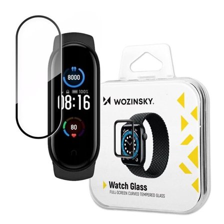 Wozinsky Watch Glass hybridglas til Xiaomi Mi Band 5 sort