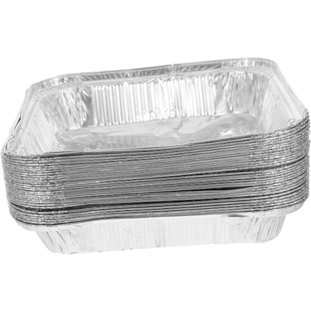 30 stk. Engangs Bakeformer i Aluminium, Stor Kvadratisk Størrelse, Allsidig for Paier, Terter og Quiche