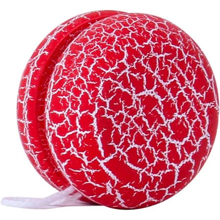 Punainen puinen aloittelijan jojo-lelu lapsille 1 kierros d