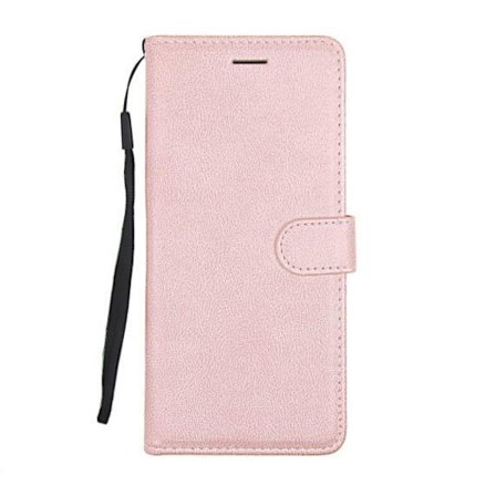Flip Stand Leather Wallet Case For Sony Xperia 5 Pink