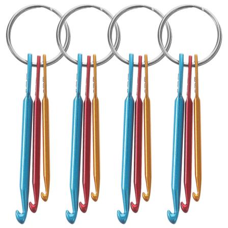 4 kappaletta neulekoukku lankaa virkkaus virkkaus ompeluneula virkkaus (10,5X3 cm, kuten kuvassa näkyy)