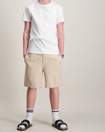 Lexington Alex Casual Linen/Cotton Blend Shorts Beige Shorts Kille - Kids Brand Store