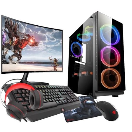 VIST Kit Gaming Ryzen 5 - RAM 64Go - RX 7600 - SSD 1To M.2 - WIFI - LCD 24 - Windows 11 Pro