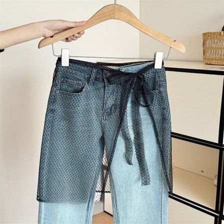 Pitsikerroksinen sideharsohame Kukkahame 6 6