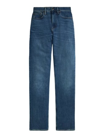 High-Rise Straight Jean Blue Polo Ralph Lauren