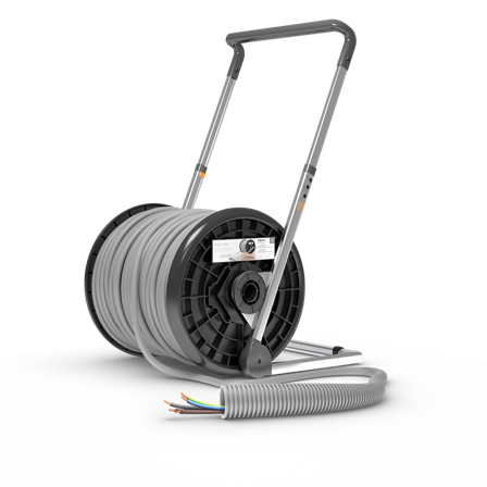 PM FLEX RQ Kabel fördragen, halogenfri 25 mm x 150 m, 5G6 mm², Anslutningsdon & kablar