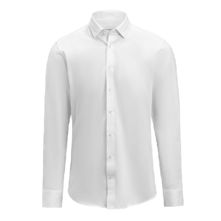 J.Harvest & Frost Yb57 King Knit Slim Skjortor Herr Vit S 37/38