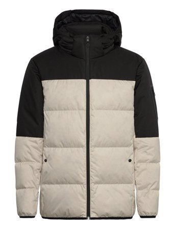 Ow_Block-X Jt Hd Sport Men Sport Clothing Sport Outerwear Sport Jackets Sport Padded Jackets Cream BOSS