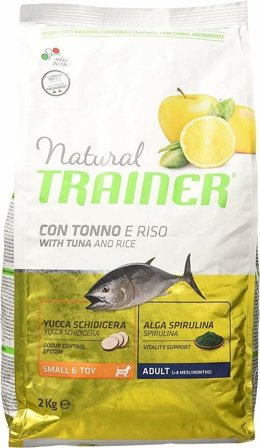 Natural Trainer Crocchette Tonno e Riso Cane Adult Small & Toy