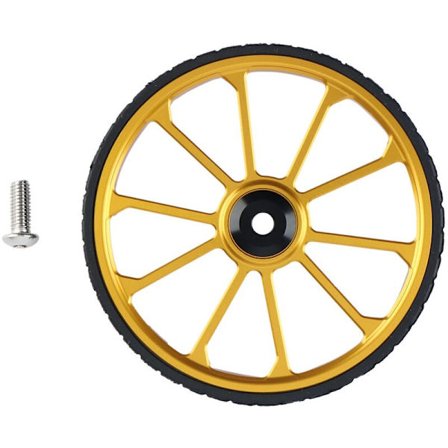 Sammenklappelig cykel let hjul til Brompton/Birdy CNC aluminiumlegering let hjul ultralet vandtæt leje skubbehjul, guld