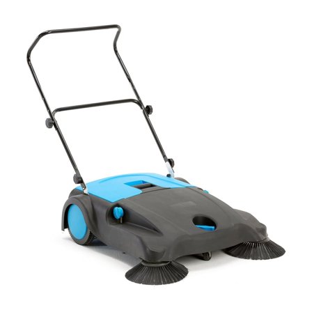 Manuell sopmaskin för inomhusbruk - Justerbara borstar, 3200 m²/tim - 40L behållare