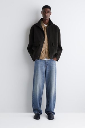 COS Homme Gilet Matelassé De Duvet in Beige