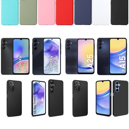 Samsung Galaxy A15/A25/A55/A05s mobilcover silikone / TPU -