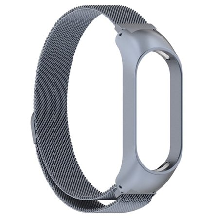 Xiaomi Mi Band 7 milanesiskt klockarmband i rostfritt stål - Grå