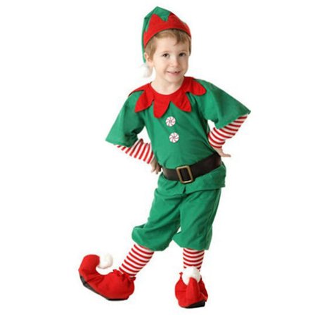 Tonttuasu tytöille, lasten jouluasut