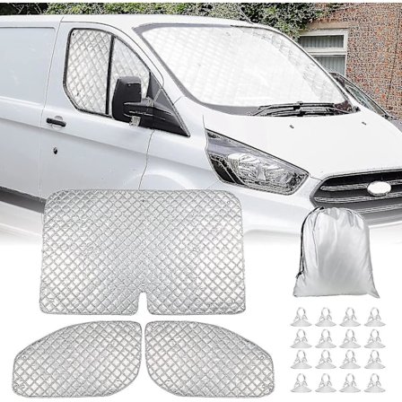 Ford Transit 2006-2014 Internt termisk persienner vindusdeksel blind solskjerm solskjerm skygge blokkeringsdekselsett