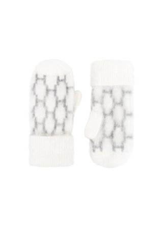 Hést Gera Mittens Dame - Offwhite - Size: One Size