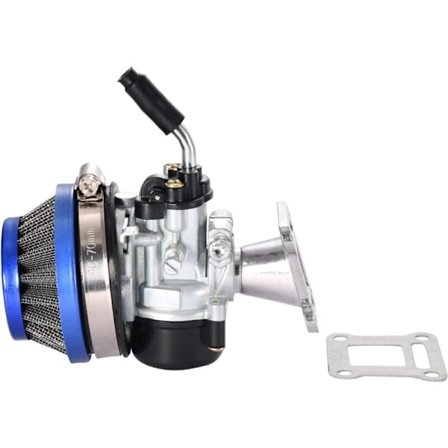 SHINING HOUSE 19mm kaasutin ilmansuodattimen tiivistesarjan vaihto 2-tahtiselle 47cc 49cc Mini Pocket Bike ATV Quad Chopper -mönkijälle, sininen