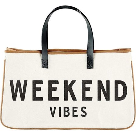 Dam Stor Strandväska i Canvas