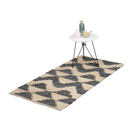 Mönstrad jutematta 70 x 140 cm