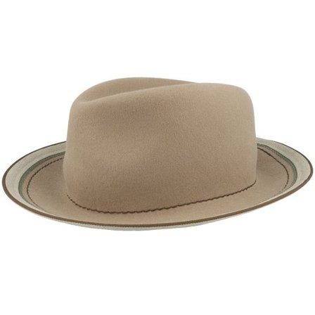Mayser - Beige fedora Hatt - Nane Wool Soft Step Fedora @ Hatstore