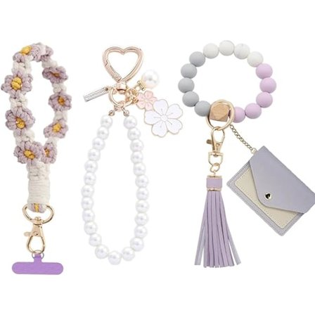 Nøglering Armbånd Nøglering Pung til Kvinder Bilnøgle Kæde Armbånd Nøglering Kvinder Nøglering til Nøgler