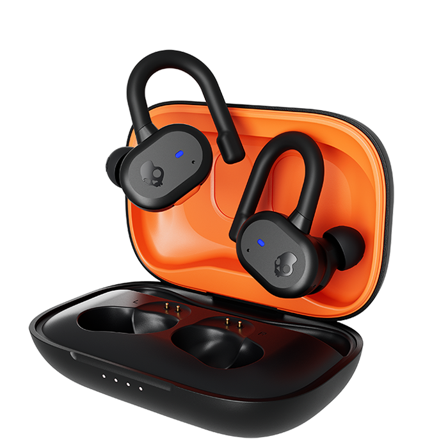 Accessories Skullcandy Push Active True Wireless In-Ear Sort Orange - Bodyman.dk