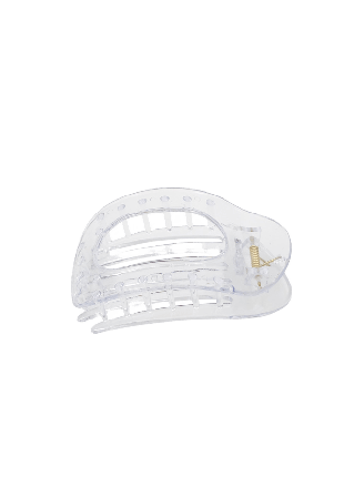 Complement Oval Hårklämma Transparent 9,5cm Accessoarer & tillbehör Dam Transparant