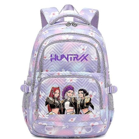 Kpop Demon Hunters -printtireppu opiskelijoille, koululaukku _a