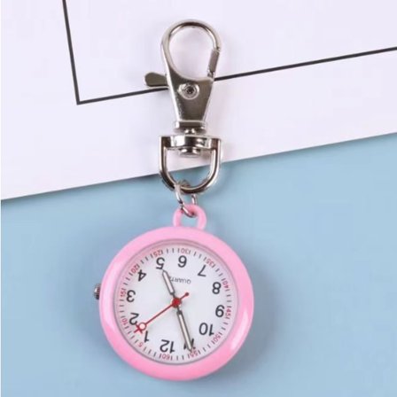 2 kpl Taskukello Avaimenperä Kellot Soljella Riipus Avaimenperä Rannekello Sairaanhoitajakellot Naisille Miehille