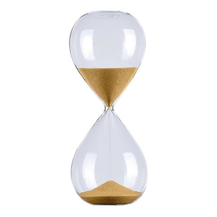 5/30/60 Minuter Rund Sandtimer Personlighet Glas Timglas Ornament Nyhet Tidshanteringsverktyg