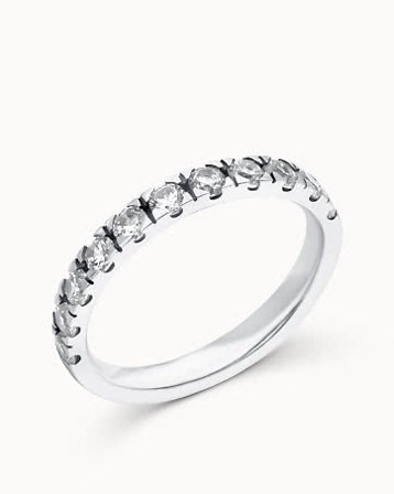 Eternity Ring Linnea 18K White Gold 2mm - Engagement Rings & Wedding Rings from Vanbruun