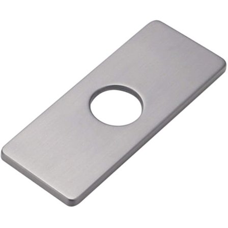 Kjøkkenvaskhullplate for baderomsbatteri, servant, batterirosett i børstet nikkel