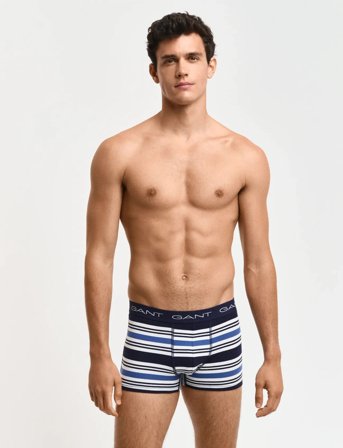 GANT Multistripe Trunk 3-Pack - Navy - XL