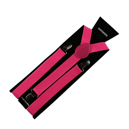 Kampanj Billigt Pris 2,5 cm Bred Elastisk Justerbar Y-formad 3 Metallklämmor Enfärgad Vuxen Hängslen