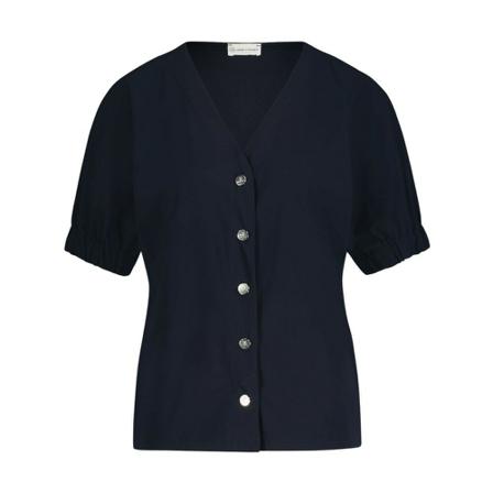 Jane Lushka Bluse Helga Technical Jersey Blå, Dame